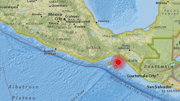 Se registra un terremoto en México de magnitud 5,8