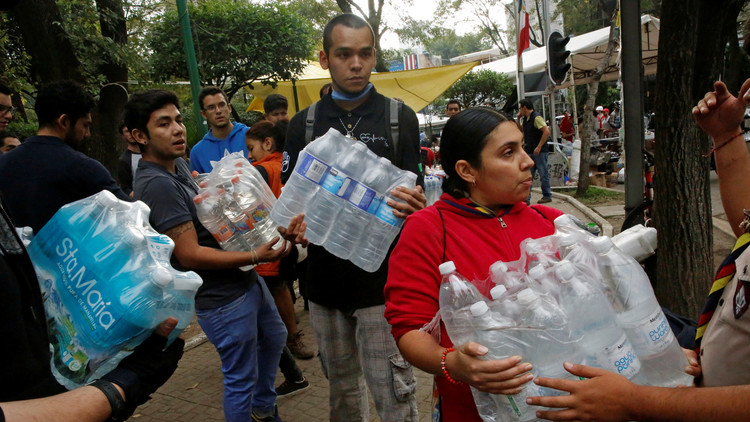 Millón y medio de mexicanos sin agua por causa del terremoto
