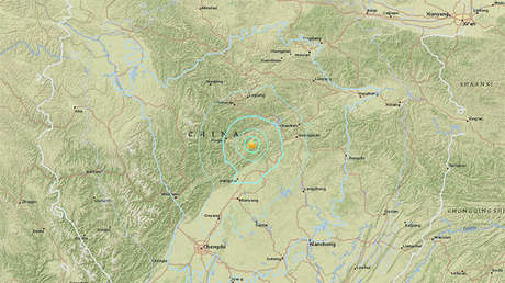 Un sismo de magnitud 5,4 se registra en China