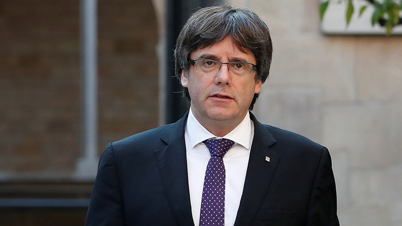 Puigdemont amenaza con activar la declaración de independencia de Cataluña si no hay diálogo