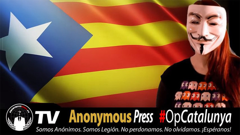 Anonymous bloquea el sitio del Tribunal Constitucional "en defensa de una Cataluña libre" (VIDEO)