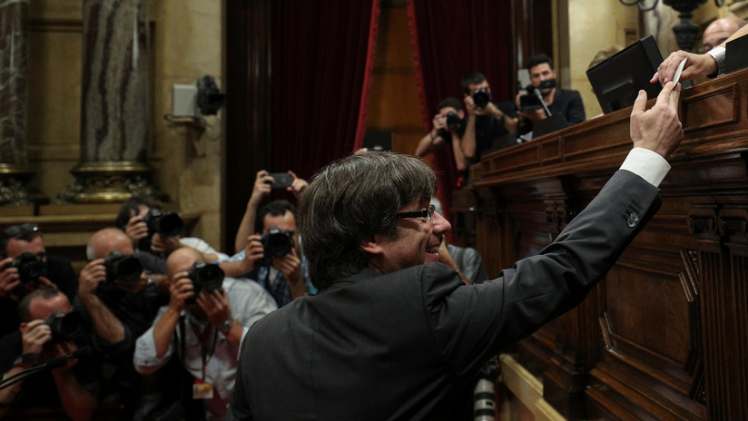 La votación por la independencia de Cataluña en el Parlament