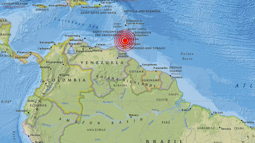 Se registra un sismo de magnitud 5,5 en el Caribe