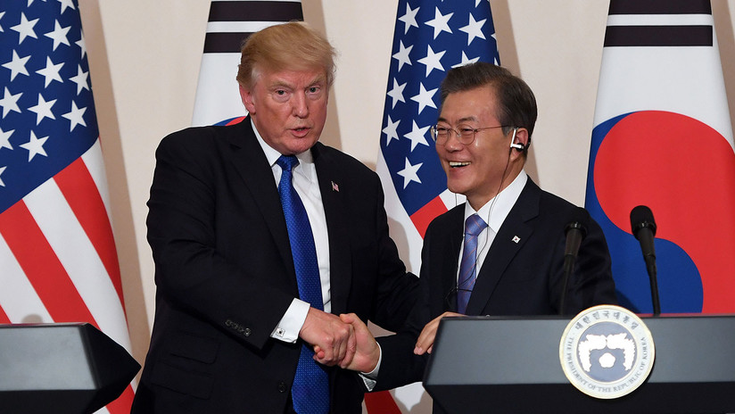 Trump intentó ir a la zona desmilitarizada de Corea, pero se vio obligado a regresar