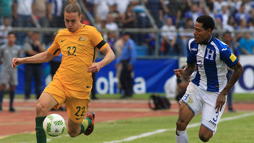 Honduras y Australia empatan en su primer juego de repechaje al Mundial