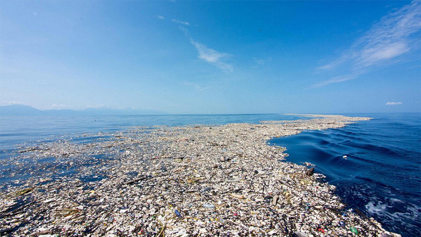 De paraíso a basurero: imágenes estremecedoras del mar de plástico en el Caribe