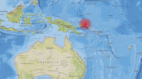 Un sismo de magnitud 6,0 se produce cerca de la costa de Papúa Nueva Guinea