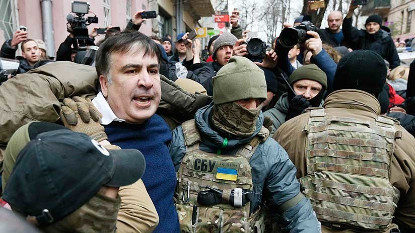 ¿Por qué el expresidente de Georgia amenazó con saltar desde el techo en Kiev?