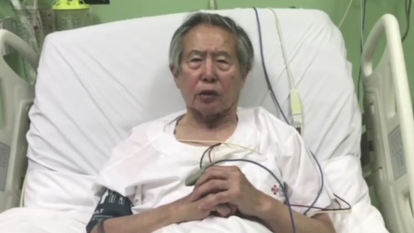 VIDEO: Fujimori en 'terapia intensiva' pide perdón a los peruanos y apoya ahora a Kuczynski