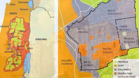 El problema 'Jerusalén': Cómo ha cambiado el mapa del Oriente Medio (infografía)
