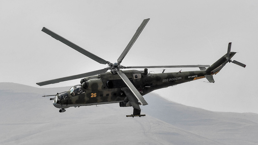 Un helicóptero militar ruso se estrelló en Siria el 31 de diciembre 