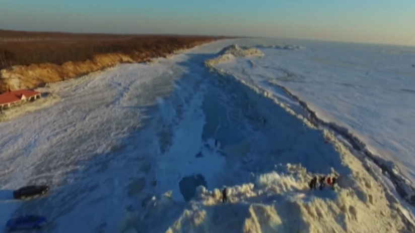 Un muro como el 'Juego de Tronos' se forma en la frontera entre Rusia y China (VIDEO)