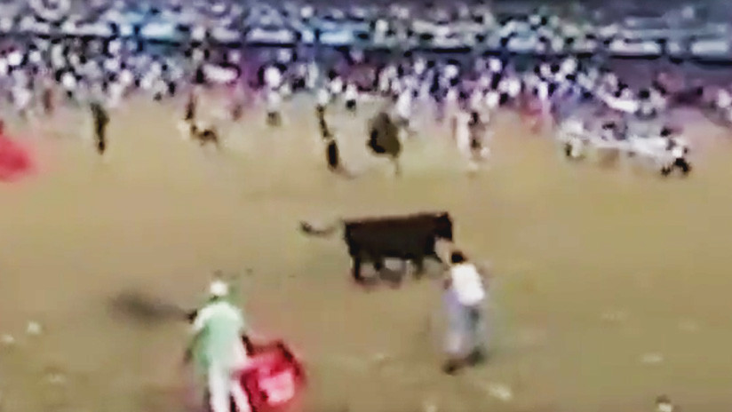 Un hombre muere en Colombia tras ser embestido por un toro (VIDEO FUERTE)