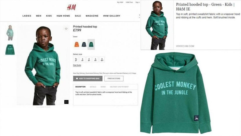 "El mono más 'cool' de la jungla": H&M se disculpa por imagen "racista" de un niño negro