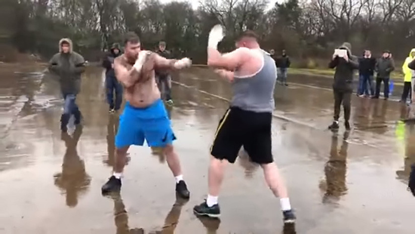'Hulk' contra 'Big Foot': La brutal pelea secreta de los 80.000 dólares (FUERTE VIDEO)