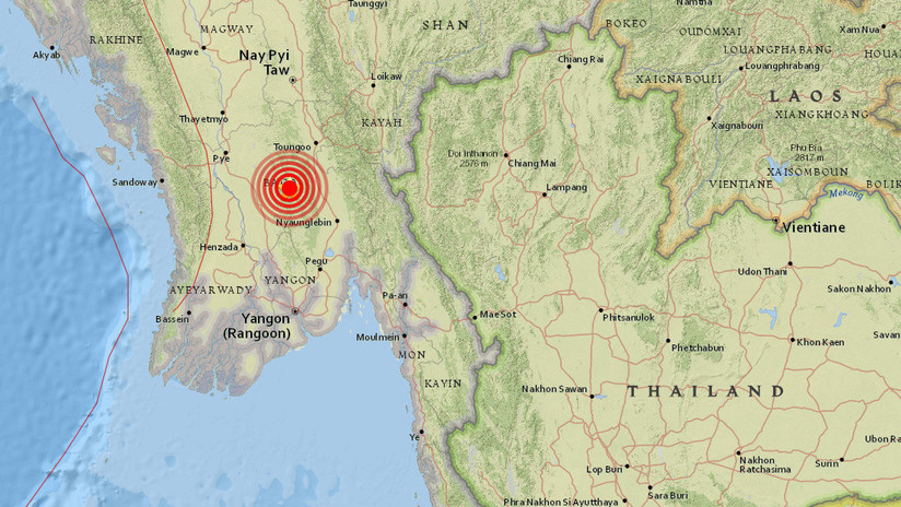 Se registran varios terremotos de magnitud hasta 6 grados al sur de Birmania