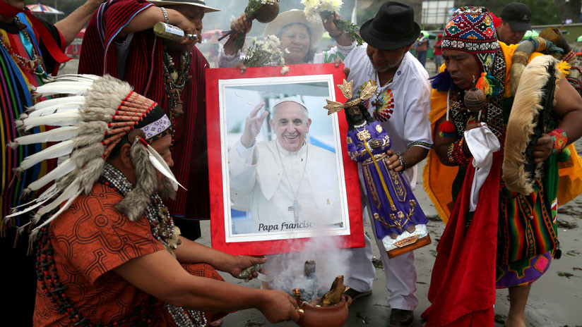 Chamanes peruanos pronostican buenos augurios para la visita del papa (VIDEO, FOTOS)