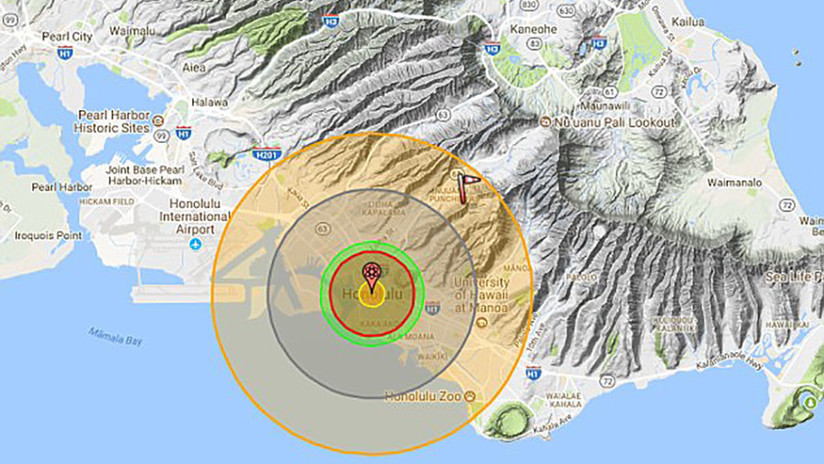 "Catastrófico": Expertos predicen las consecuencias de un ataque nuclear norcoreano sobre Hawái