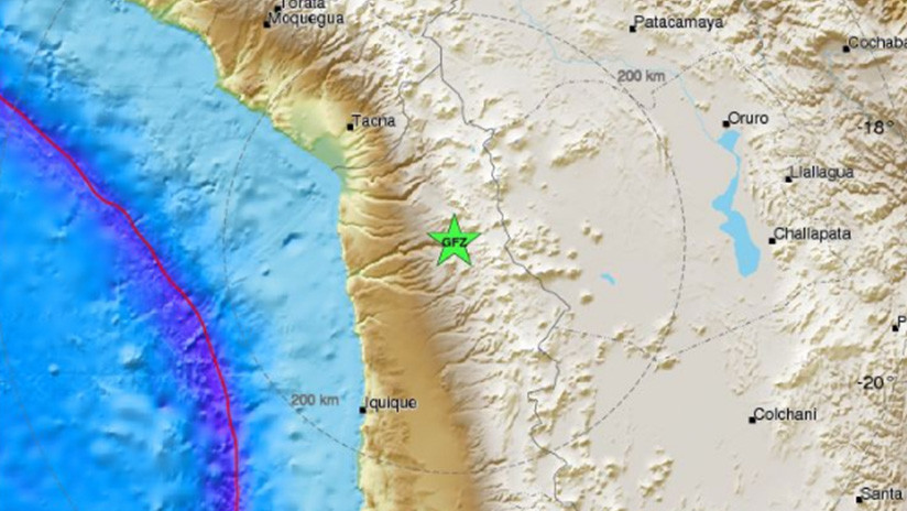 Un fuerte sismo sacude Chile y Perú