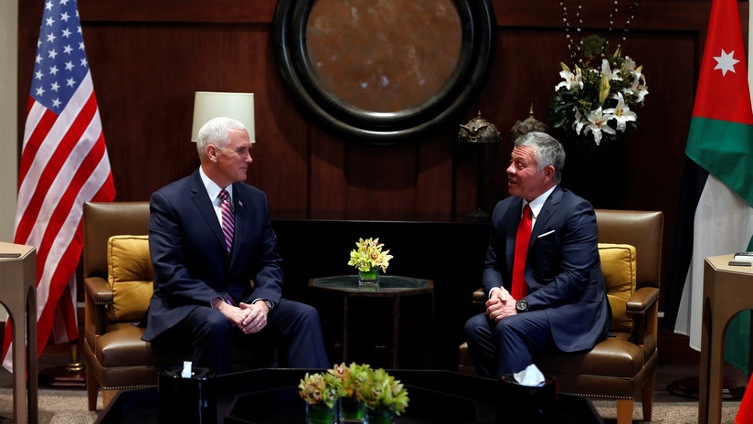 El rey jordano afirma a Pence que EE.UU. debe "reconstruir la confianza" tras decisión de Jerusalén