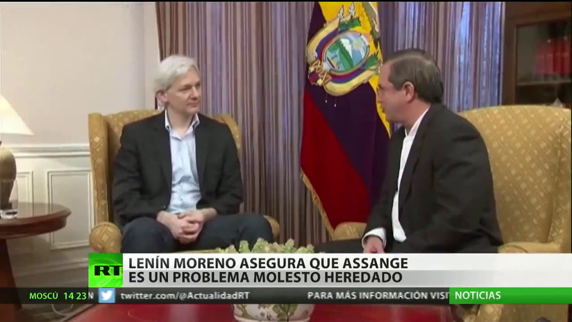 Lenín Moreno: "Assange es un problema molesto heredado"