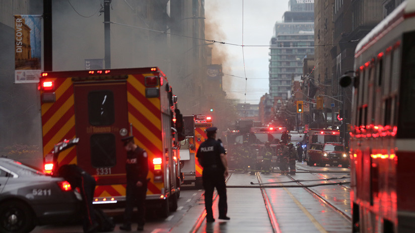 Se registra un voraz incendio en Canadá tras la colisión de un tren (FOTOS, VIDEOS)