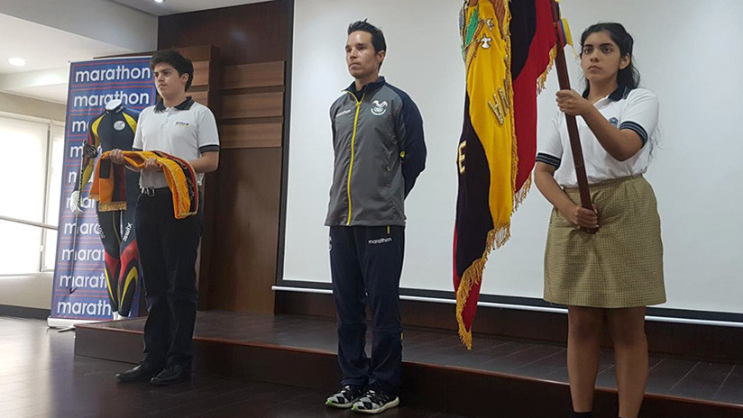 ¡Histórico! Abanderado el primer ecuatoriano que participará en unos Juegos Olímpicos de Invierno