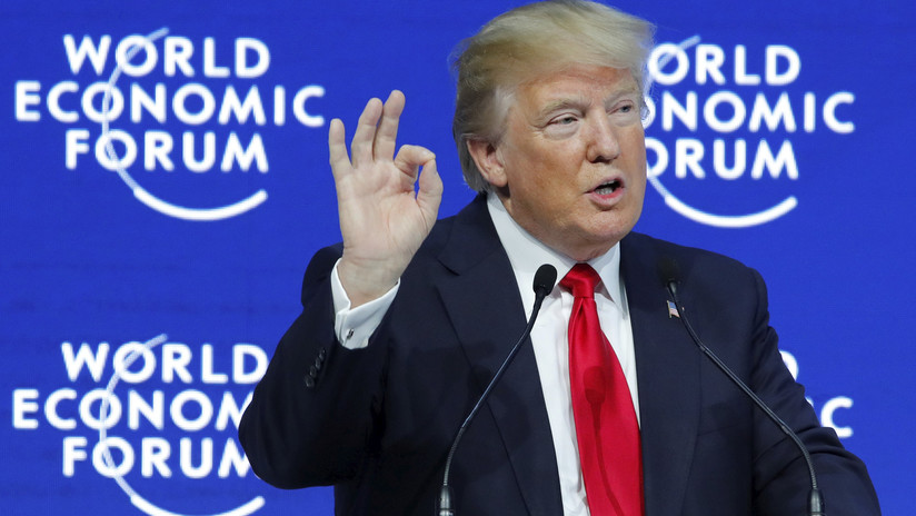 Trump en el Foro de Davos: "EE.UU. primero no significa EE.UU. solo" (VIDEO)