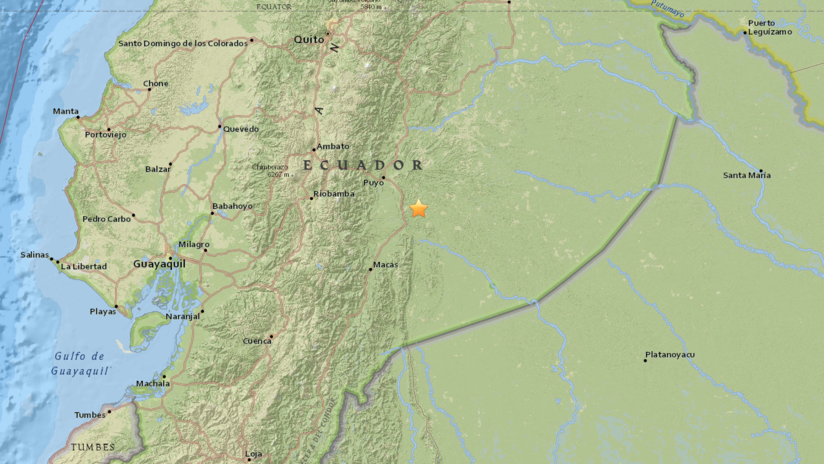 Un sismo de magnitud 5,6 sacude la región amazónica de Ecuador