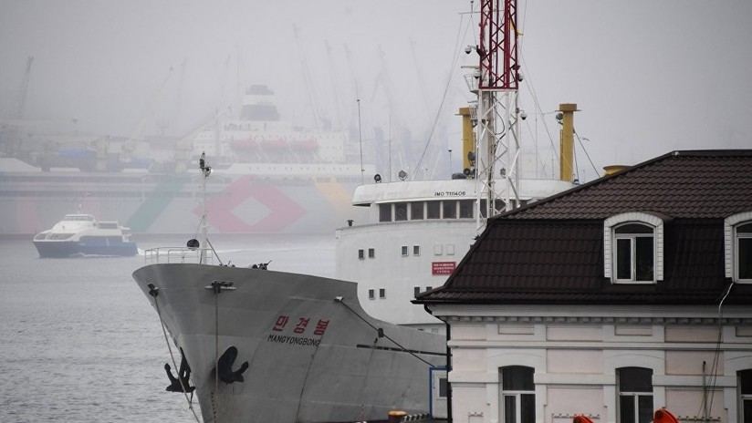 Un barco norcoreano envía una señal de socorro en aguas rusas