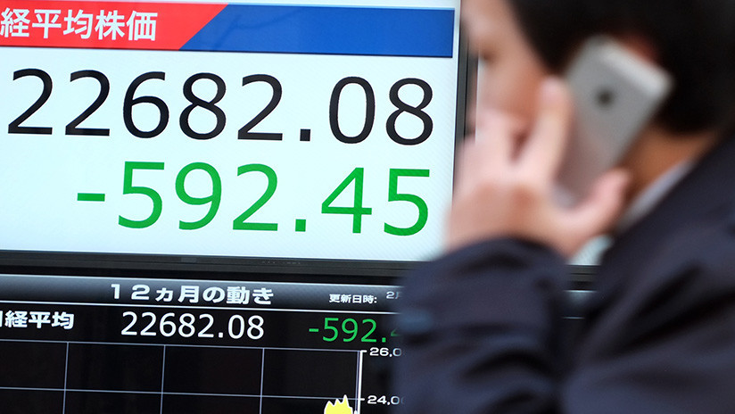 ¿Efecto Wall Street? Bolsa de Tokio se desploma en la apertura