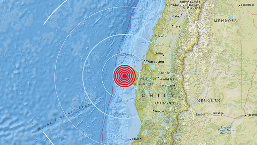 Un terremoto de magnitud 5,6 se registra en la costa de Chile 