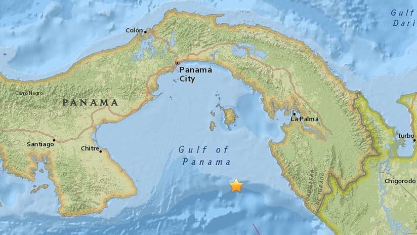 Se registra un sismo de 5,1 en Panamá