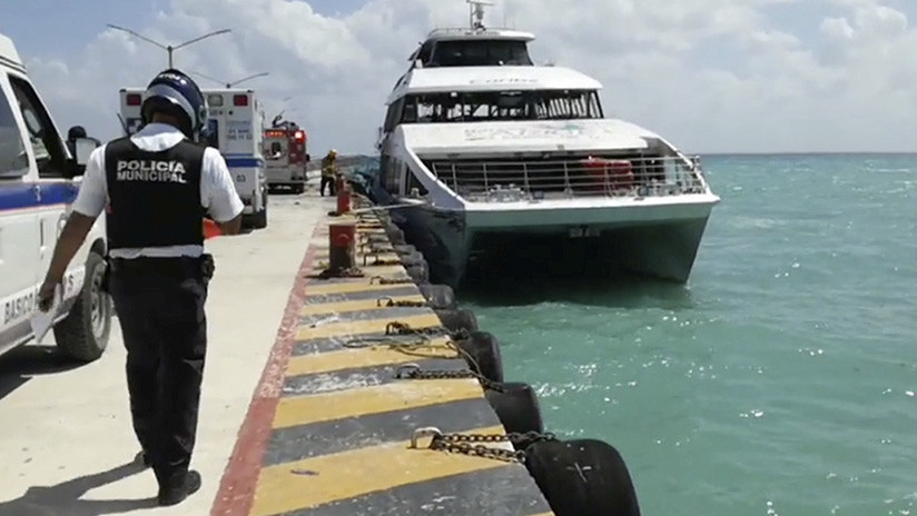 VIDEOS: Momento exacto de la explosión de una naviera al sur de México