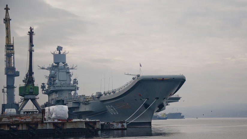 Revelan detalles del proyecto del nuevo portaviones ruso
