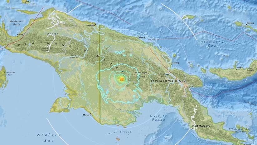 Un fuerte sismo de magnitud 6,0 sacude Papúa Nueva Guinea