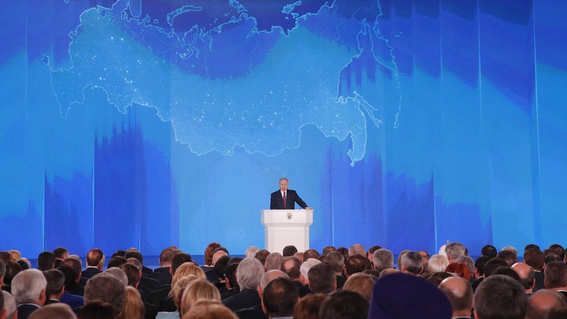 VIDEO: El principal discurso anual de Vladímir Putin ante el Parlamento ruso