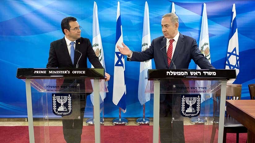 "Dios le bendiga": Netanyahu insta a Guatemala a acelerar el traslado de su embajada a Jerusalén