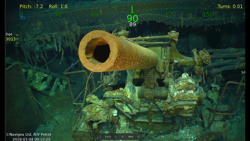VIDEO, FOTOS: Descubren los restos de un portaviones de EE.UU., hundido hace 76 años