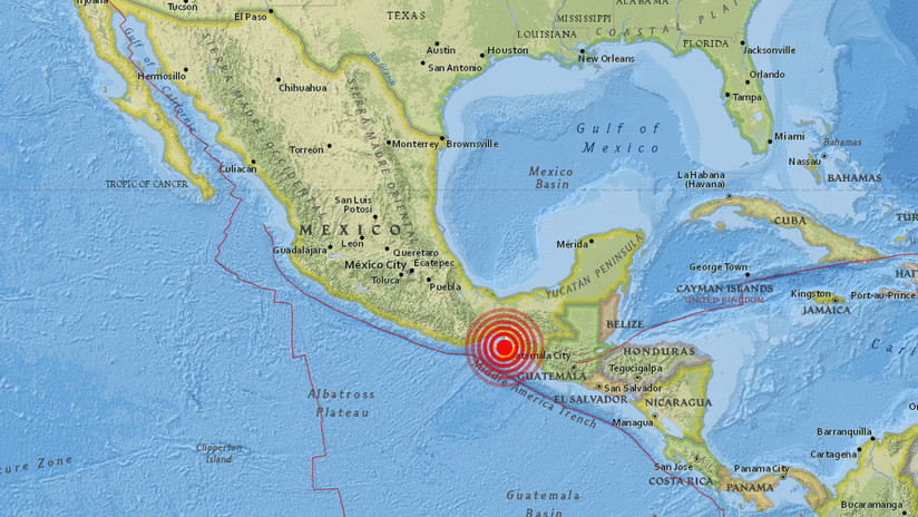 México: Un sismo de magnitud 4,9 se registra en Chiapas