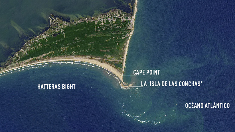 FOTOS: Desaparece la isla formada misteriosamente frente a la costa de EE.UU.
