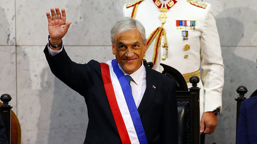 VIDEO: Piñera protagoniza un incómodo momento en su toma de posesión