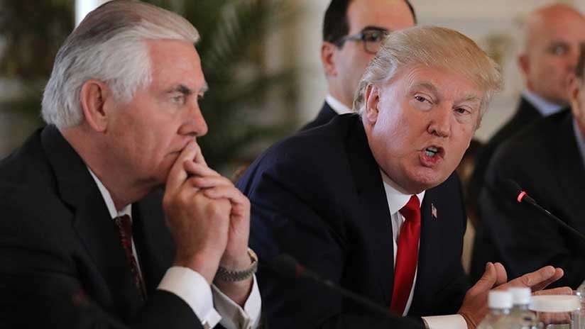 Trump obligó a Tillerson a comer una ensalada en mal estado durante su visita a China