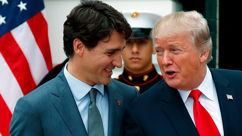 Trump admite que inventó datos comerciales en una reunión con el primer ministro canadiense