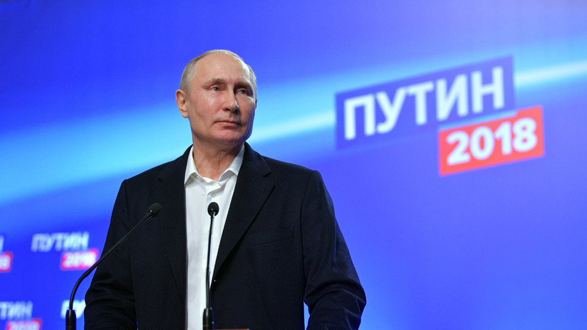 Con el 99,84 % escrutado: Vladímir Putin logra su cuarto mandato como presidente de Rusia