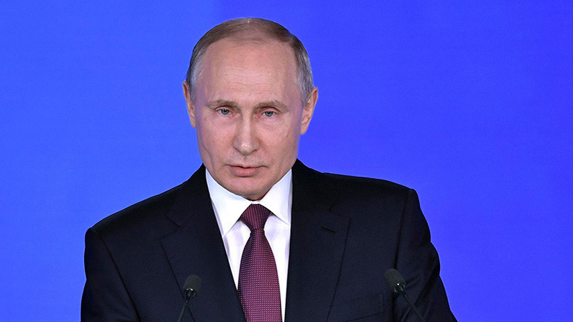Putin: "Rusia no participará en ninguna carrera armamentística"