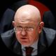El representante permanente de Rusia ante la ONU, Vasili Nebenzia