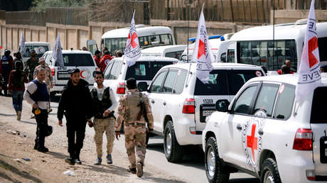 El convoy con ayuda humanitaria empieza a entrar en Guta Oriental
