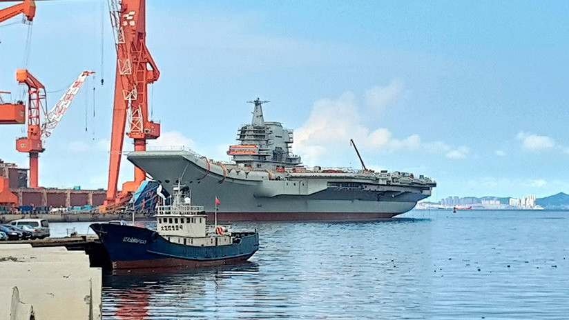 China ultima su primer portaviones de producción doméstica para pruebas marítimas