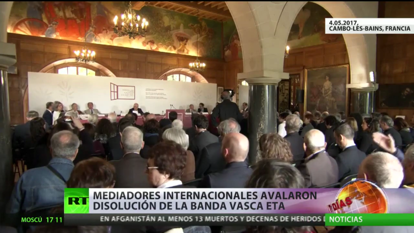 Mediadores internacionales avalan la disolución de la banda terrorista ETA